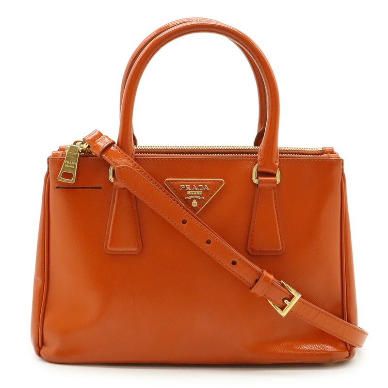 Double Zip Lux Tote Vernice Saffiano