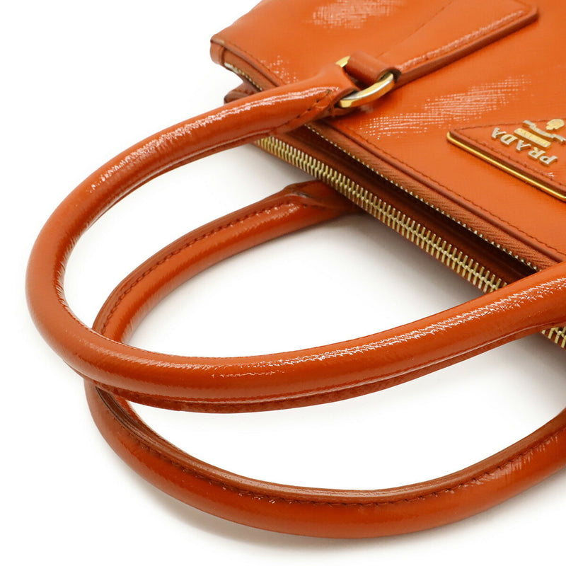 Double Zip Lux Tote Vernice Saffiano