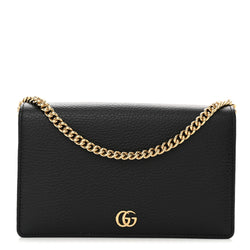 Gucci Calfskin Mini Gg Marmont Chain