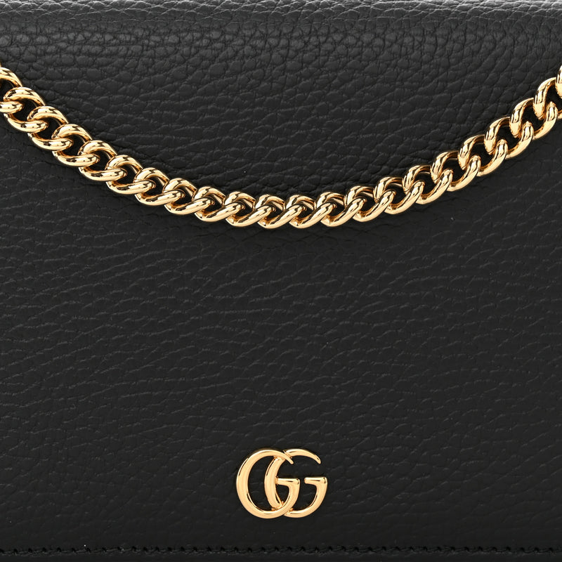 Gucci Calfskin Mini Gg Marmont Chain