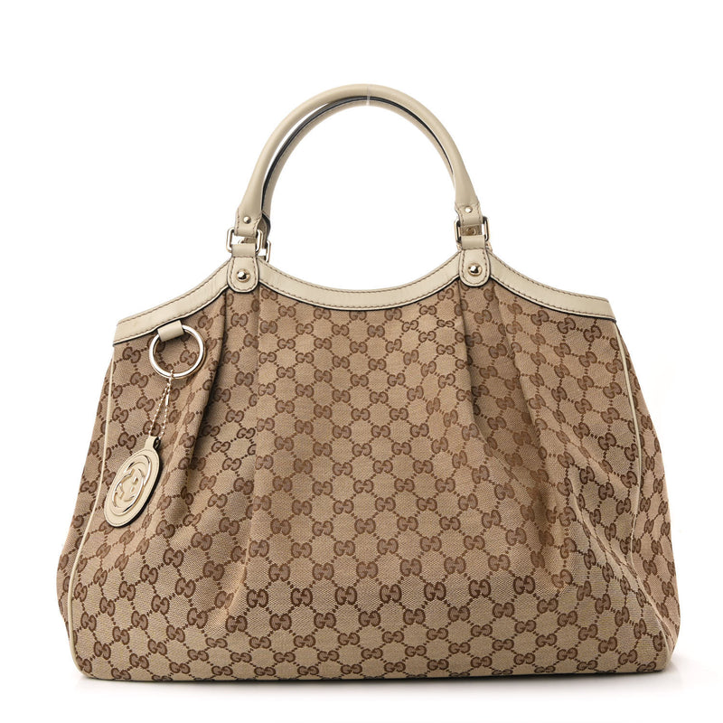 Gucci Large Sukey Tote Off White