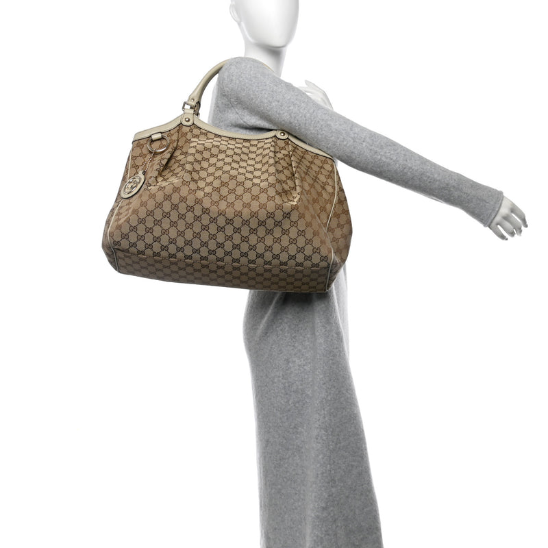 Gucci Large Sukey Tote Off White