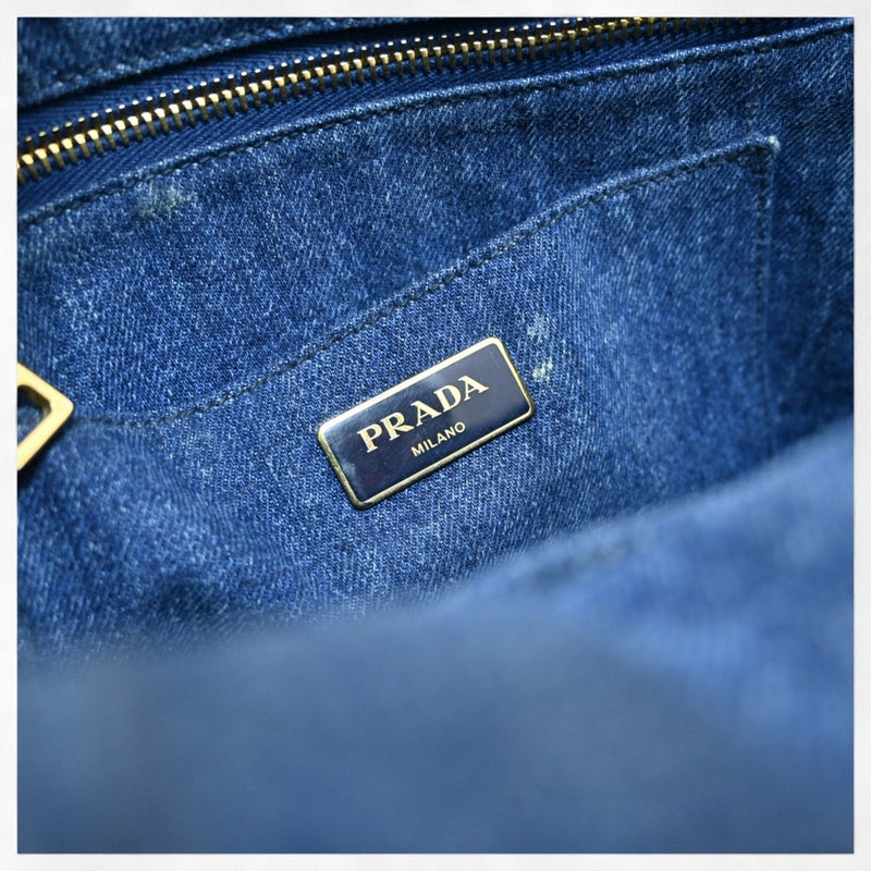 Canapa Convertible Tote Denim Mini
