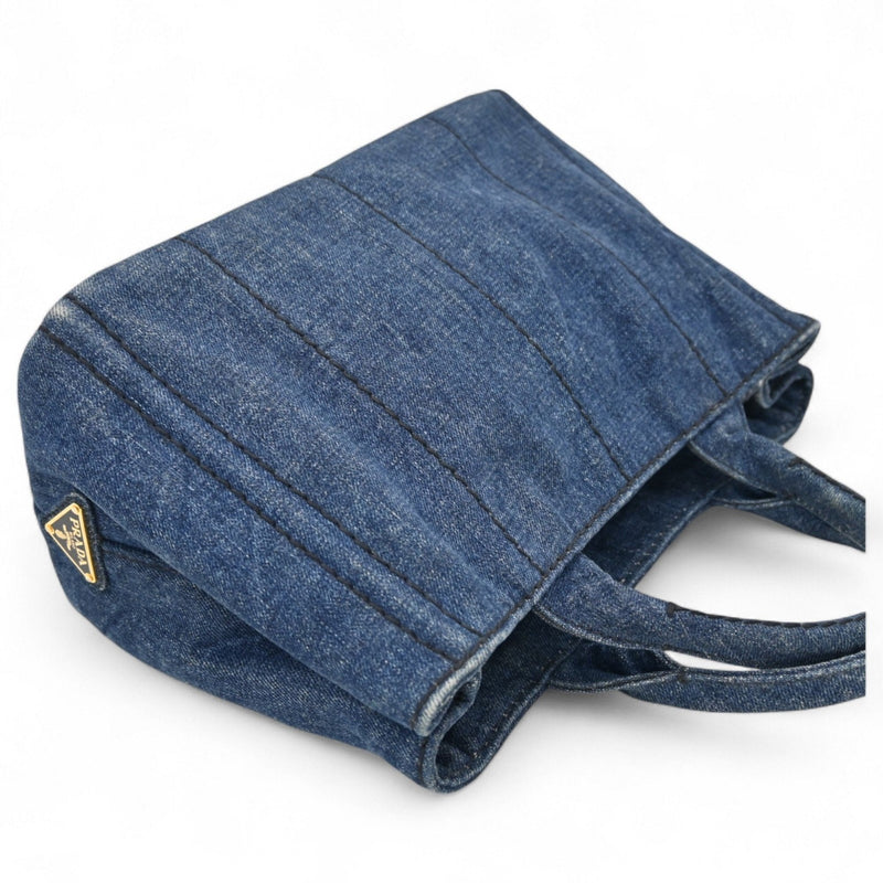 Canapa Convertible Tote Denim Mini