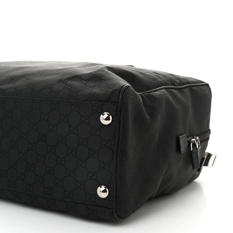 Gucci Nylon Large Duffle Bag Black
