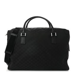 Gucci Nylon Large Duffle Bag Black