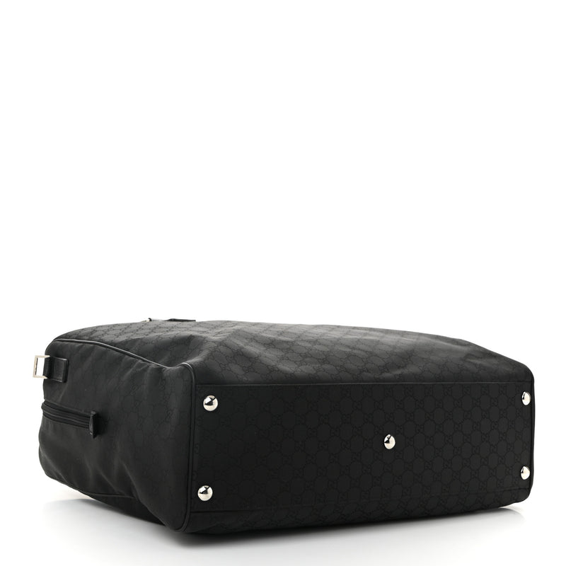 Gucci Nylon Large Duffle Bag Black