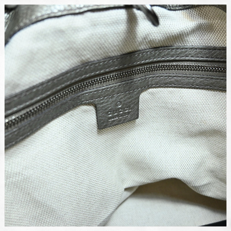 Soho Chain Strap Shoulder Bag Leather
