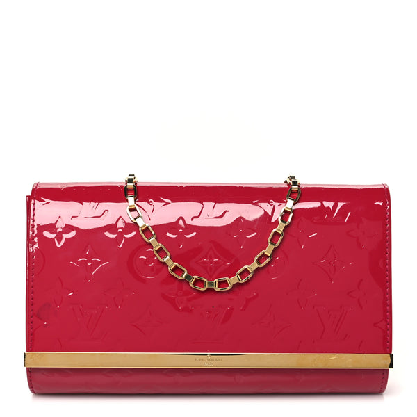 Louis Vuitton Vernis Ana Clutch Rose