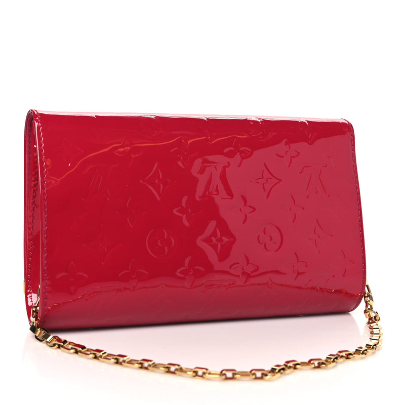 Louis Vuitton Vernis Ana Clutch Rose