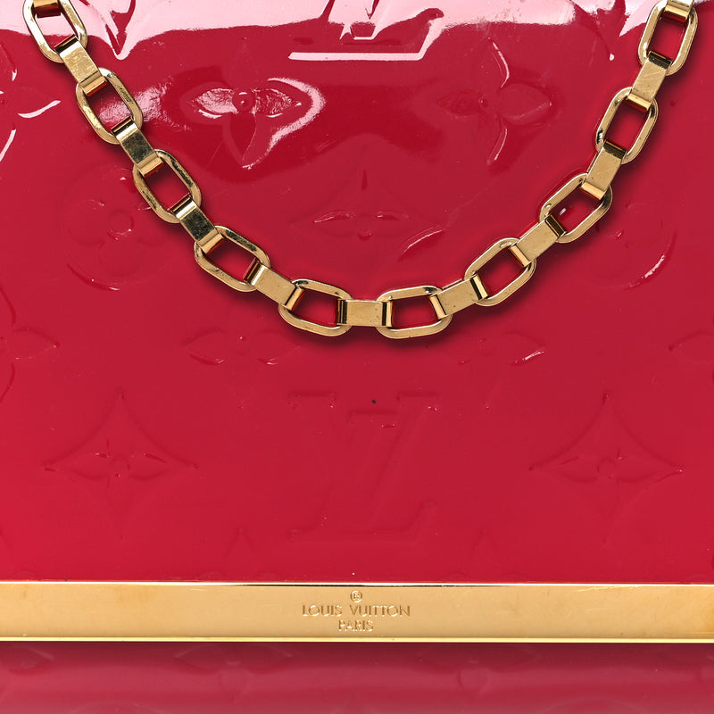 Louis Vuitton Vernis Ana Clutch Rose