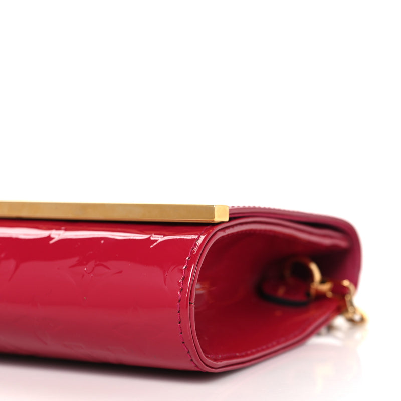 Louis Vuitton Vernis Ana Clutch Rose