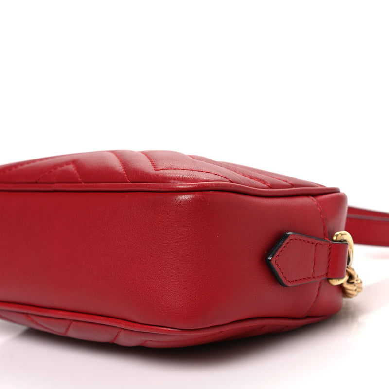 Gucci Calfskin Matelasse Mini Gg Marmont