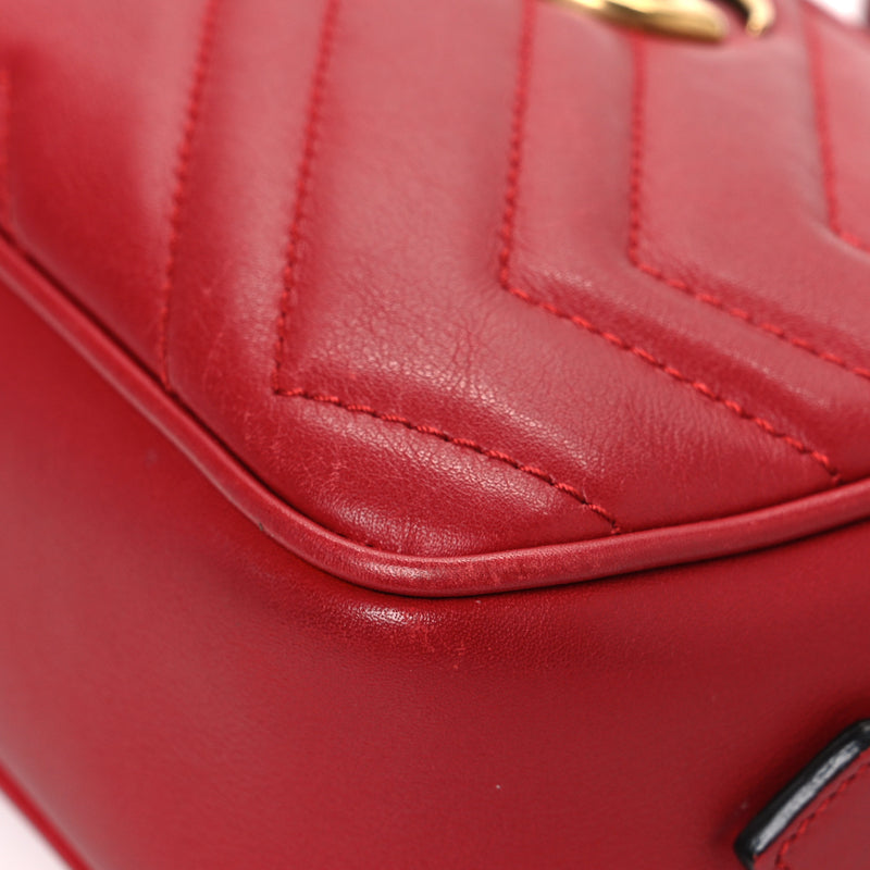 Gucci Calfskin Matelasse Mini Gg Marmont