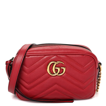 Gucci Calfskin Matelasse Mini Gg Marmont