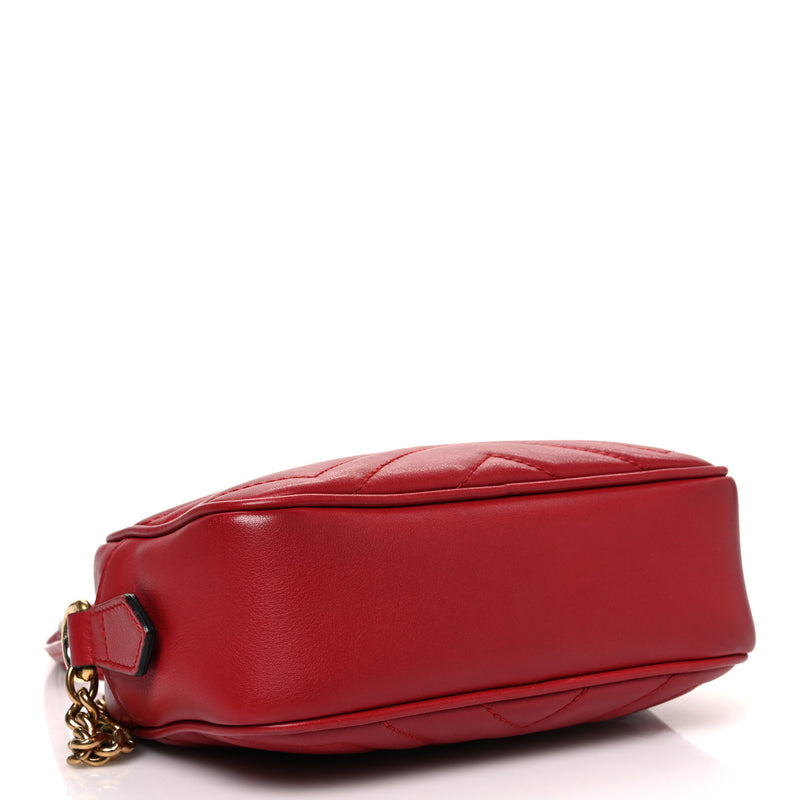 Gucci Calfskin Matelasse Mini Gg Marmont