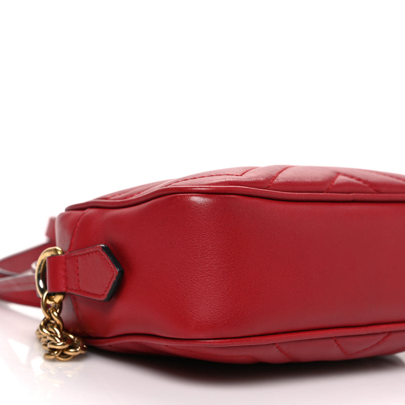Gucci Calfskin Matelasse Mini Gg Marmont