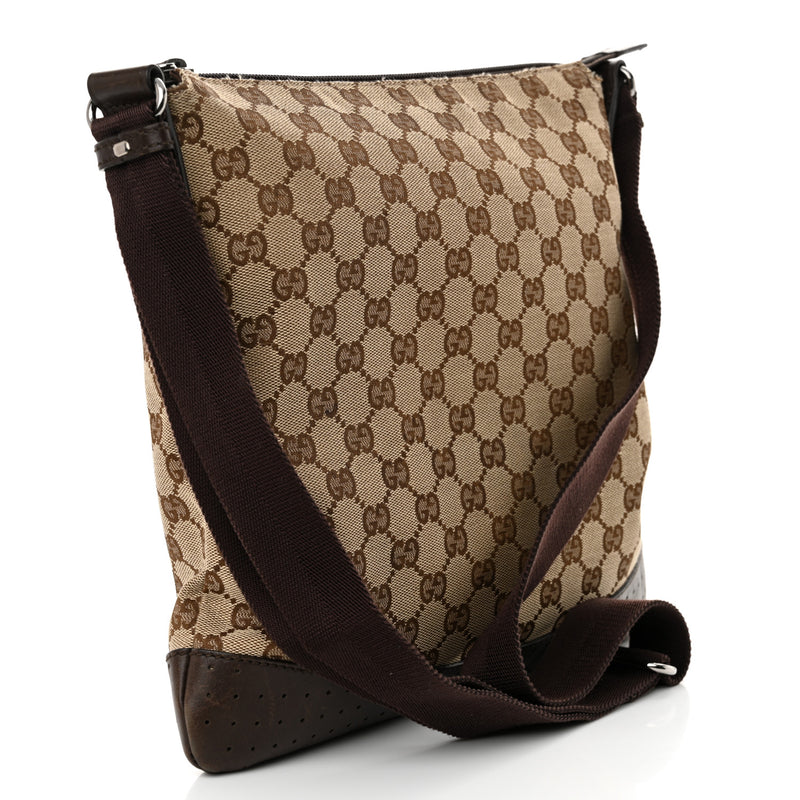 Gucci Calfskin Perforated Medium Flat