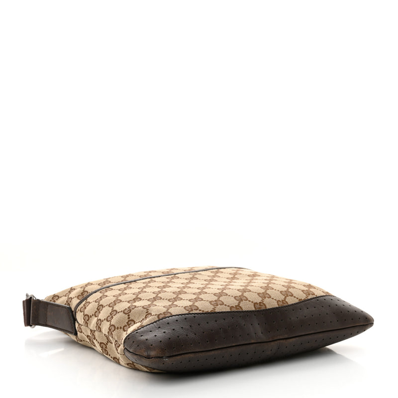 Gucci Calfskin Perforated Medium Flat
