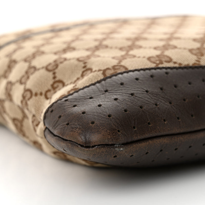 Gucci Calfskin Perforated Medium Flat