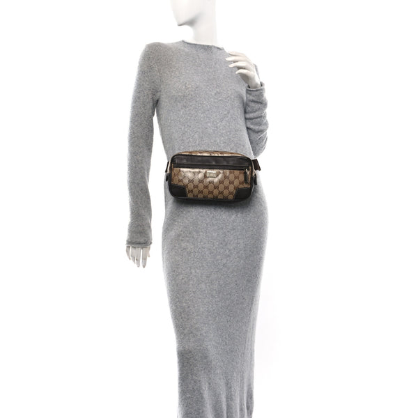 Gucci Crystal Belt Bag Brown