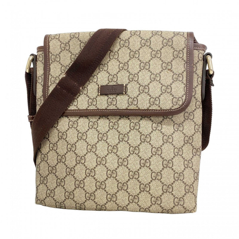 Flap Messenger Gg Coated Canvas Small