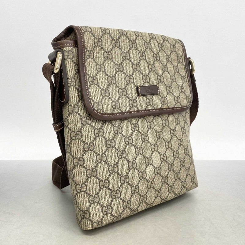 Flap Messenger Gg Coated Canvas Small