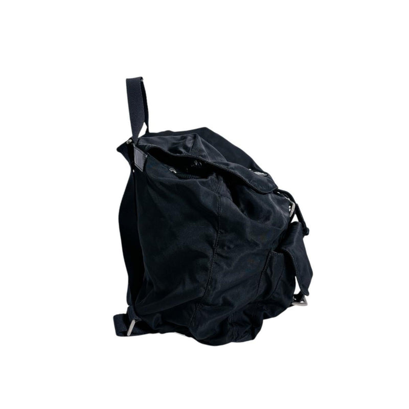 Double Front Pocket Backpack Tessuto