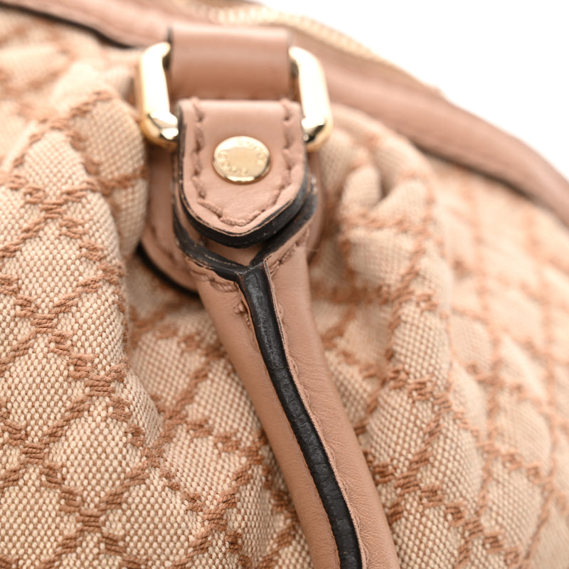 Gucci Diamante Medium Sukey Boston Pink