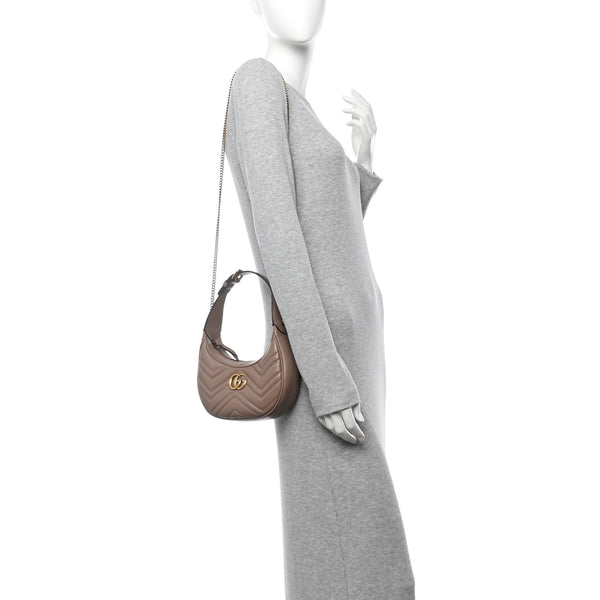 Gucci Calfskin Matelasse Chevron Mini Gg