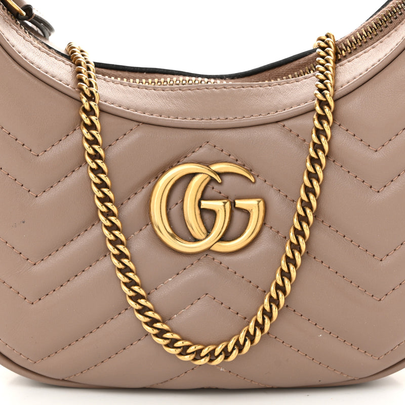 Gucci Calfskin Matelasse Chevron Mini Gg