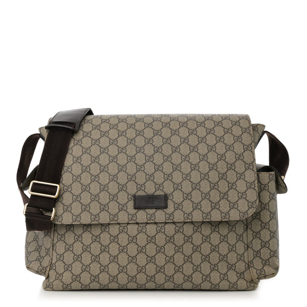 Gucci Gg Plus Messenger Diaper Bag Dark