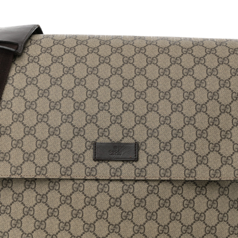 Gucci Gg Plus Messenger Diaper Bag Dark