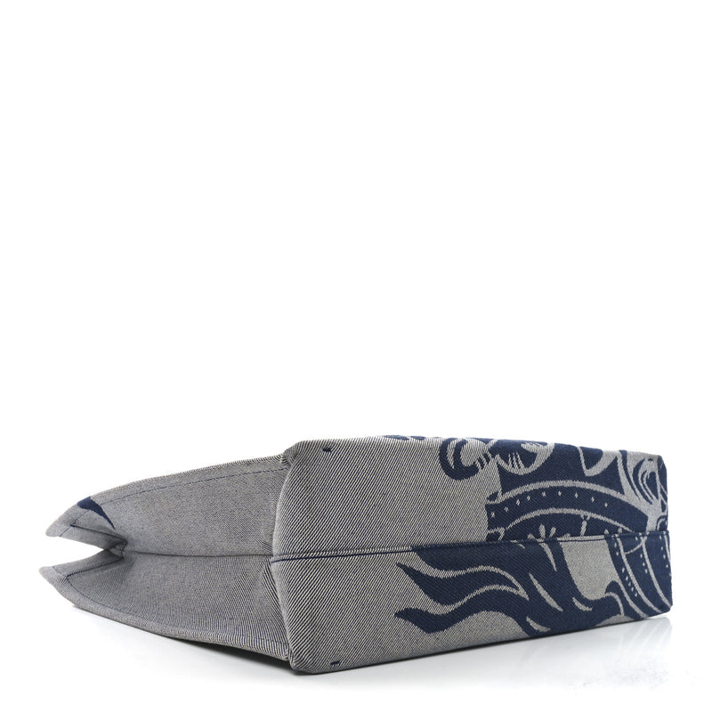 Burberry Canvas Ekd Square Tote Knight