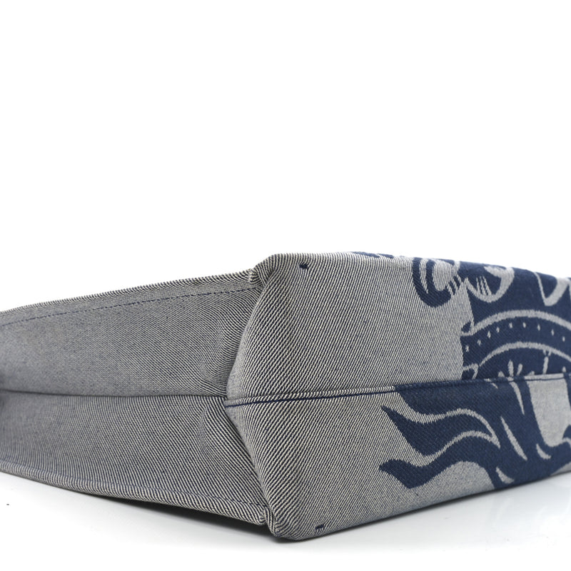 Burberry Canvas Ekd Square Tote Knight