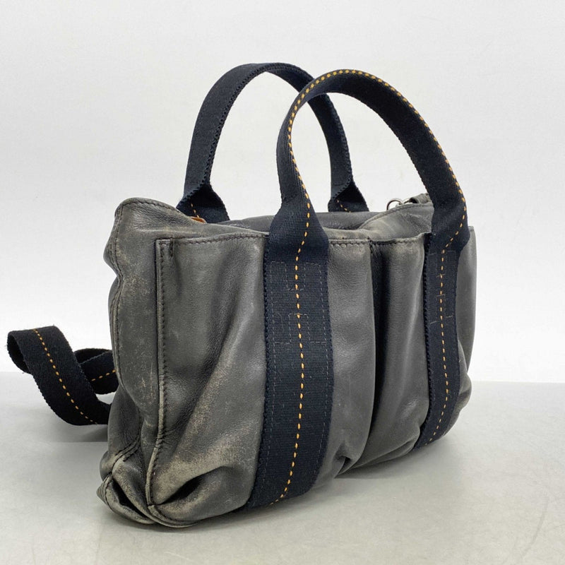 Horizontal Caravan Bag Leather Pm