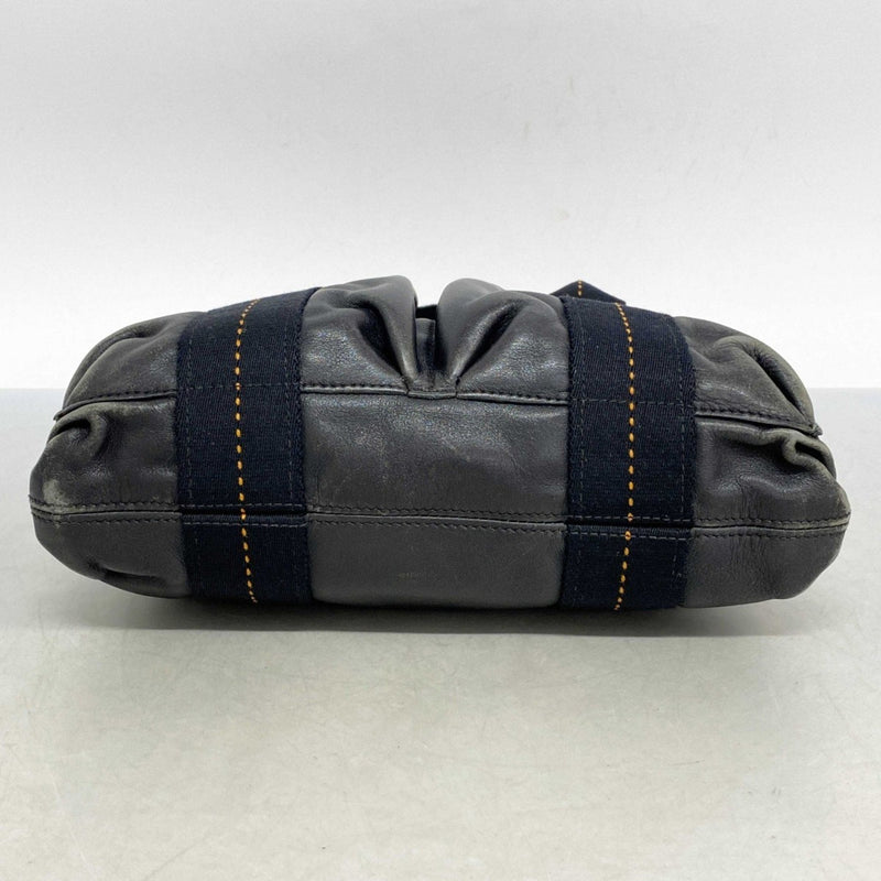 Horizontal Caravan Bag Leather Pm