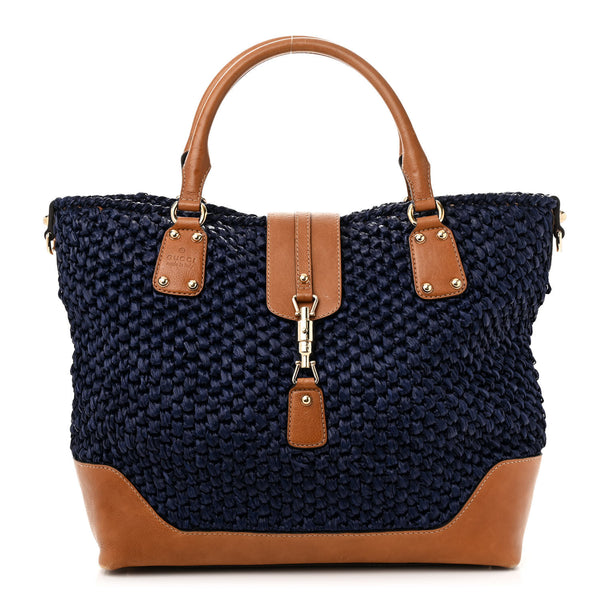 Gucci Raffia Large Santa Monica Tote