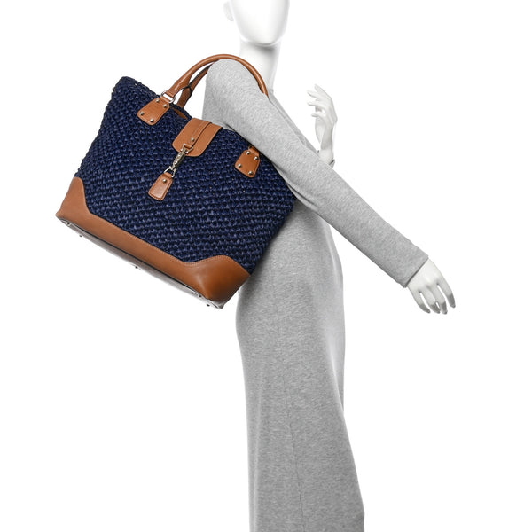 Gucci Raffia Large Santa Monica Tote