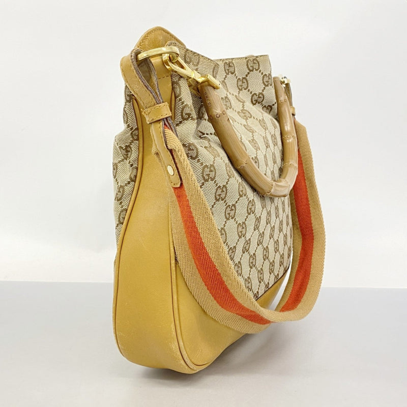Diana Bamboo Shoulder Bag Gg Canvas