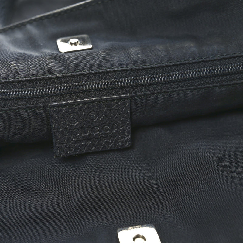 Gucci Nylon Abbey D Ring Tote Black