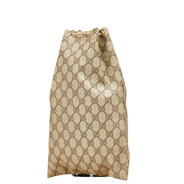 Flat Messenger Bag Gg Coated Canvas