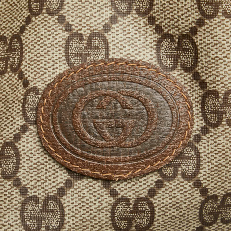 Flat Messenger Bag Gg Coated Canvas