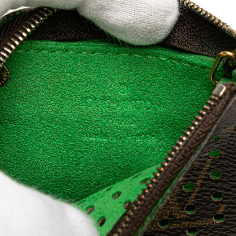 Pochette Accessoires Perforated Canvas