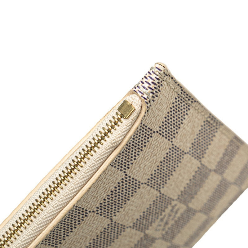 Double Zip Pochette Damier