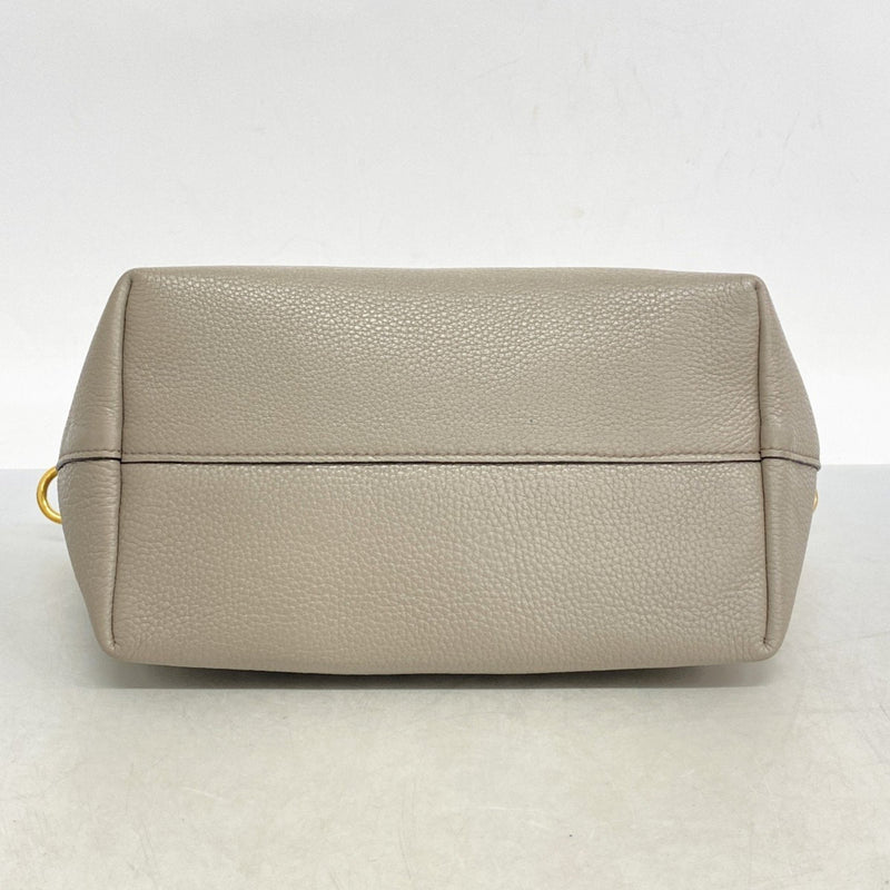 Dual Strap Zip Tote Vitello Daino Small