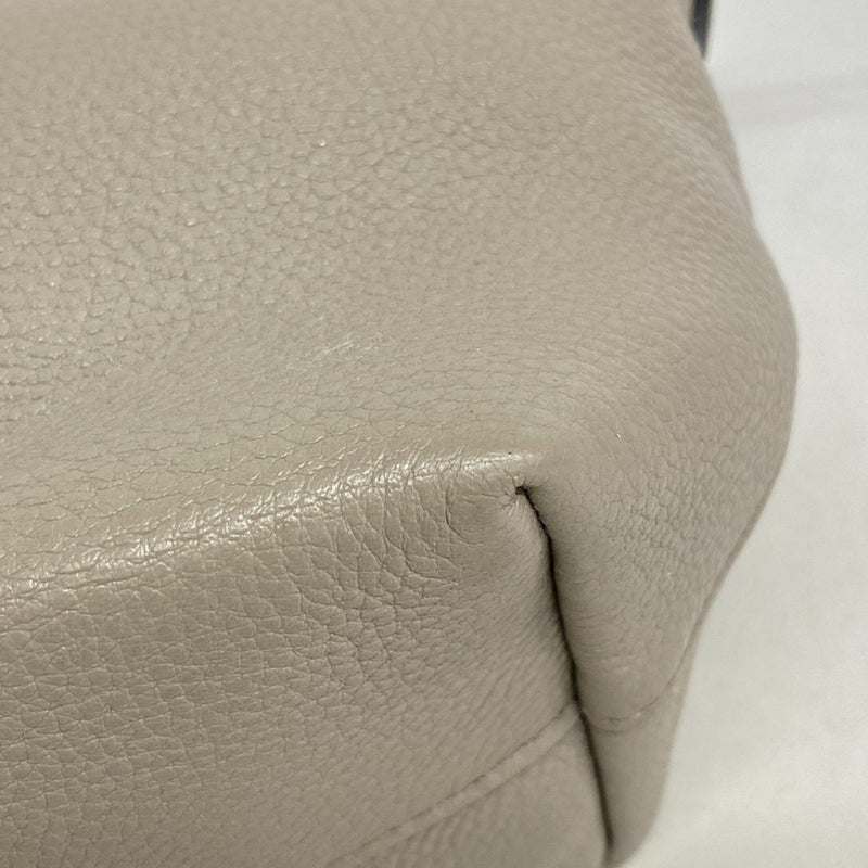 Dual Strap Zip Tote Vitello Daino Small