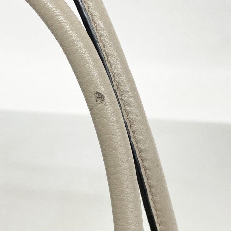 Dual Strap Zip Tote Vitello Daino Small