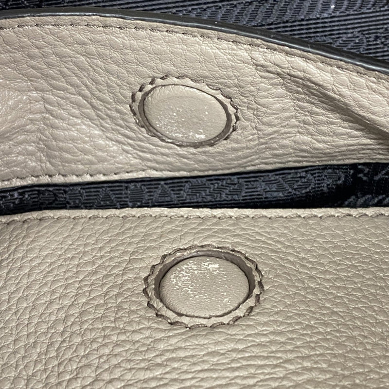 Dual Strap Zip Tote Vitello Daino Small