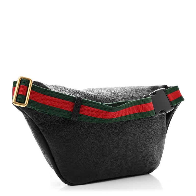 Gucci Grained Calfskin Logo Belt Bag
